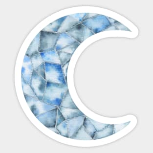 Crystal moon Sticker